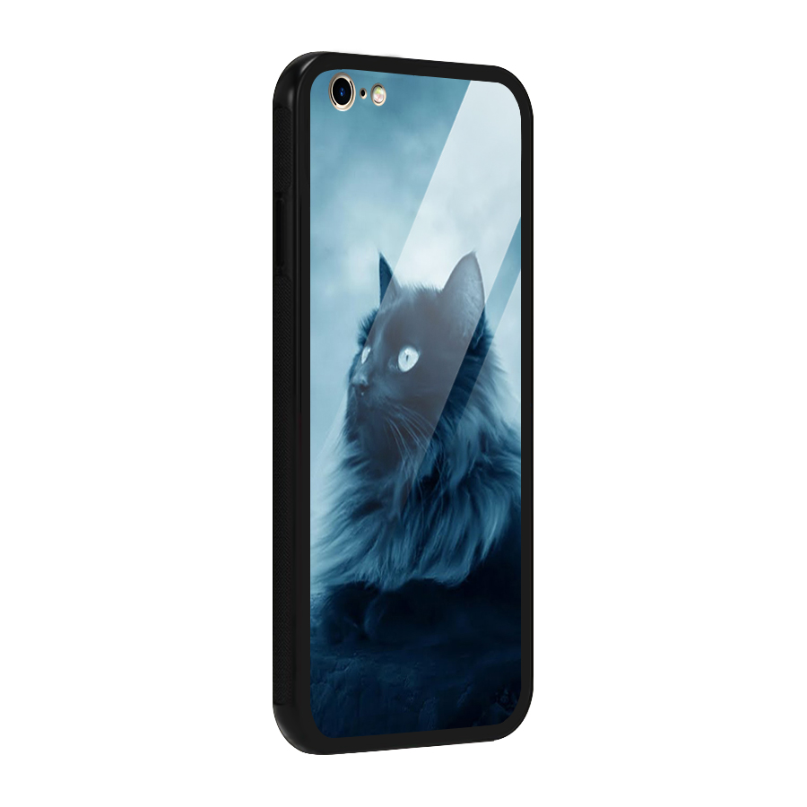 Wild Forest Cat Glass Back Case for iPhone 6 Plus 6S Plus