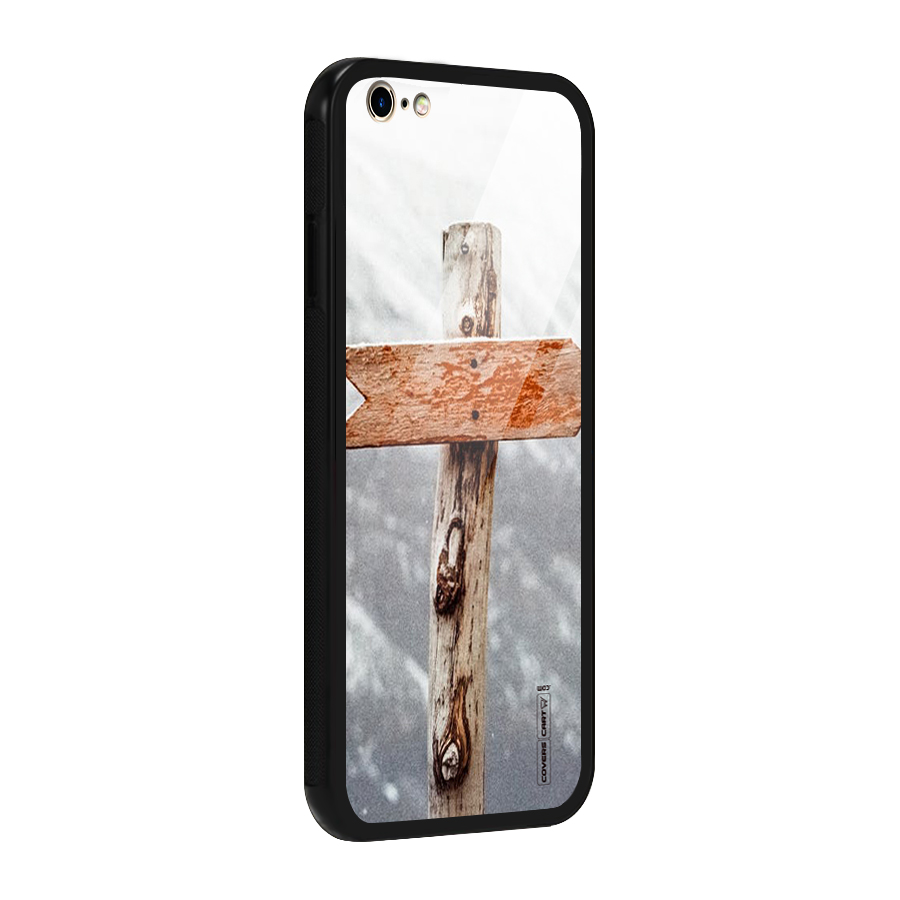 Wood And Snow Glass Back Case for iPhone 6 Plus 6S Plus