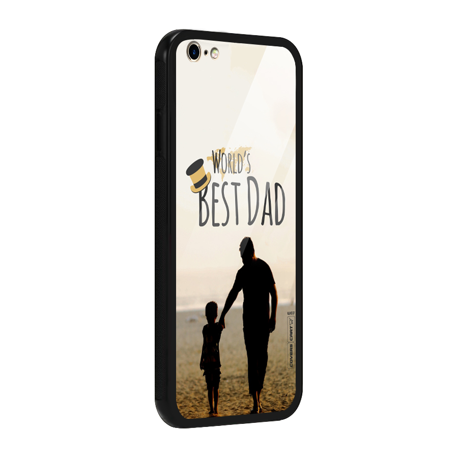 Worlds Best Dad Glass Back Case for iPhone 6 Plus 6S Plus