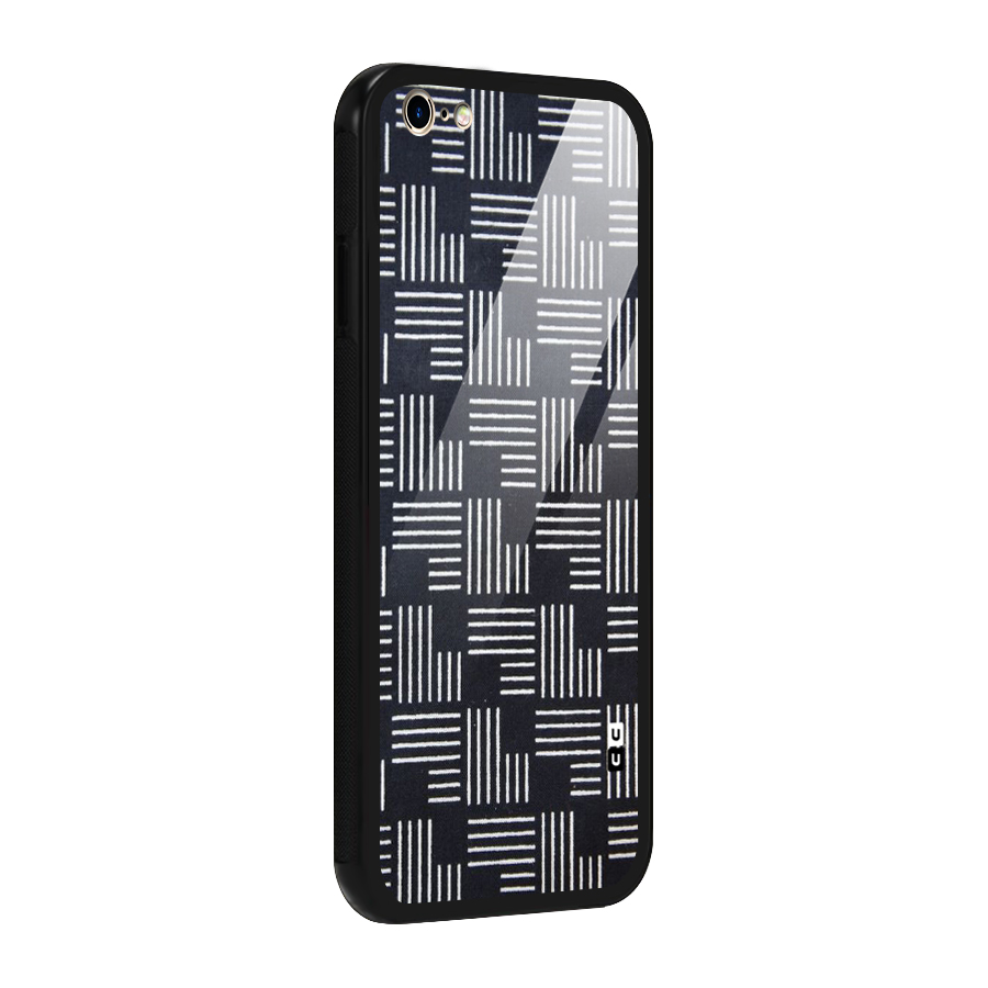 Zig Zag Hierarchy Glass Back Case for iPhone 6 Plus 6S Plus
