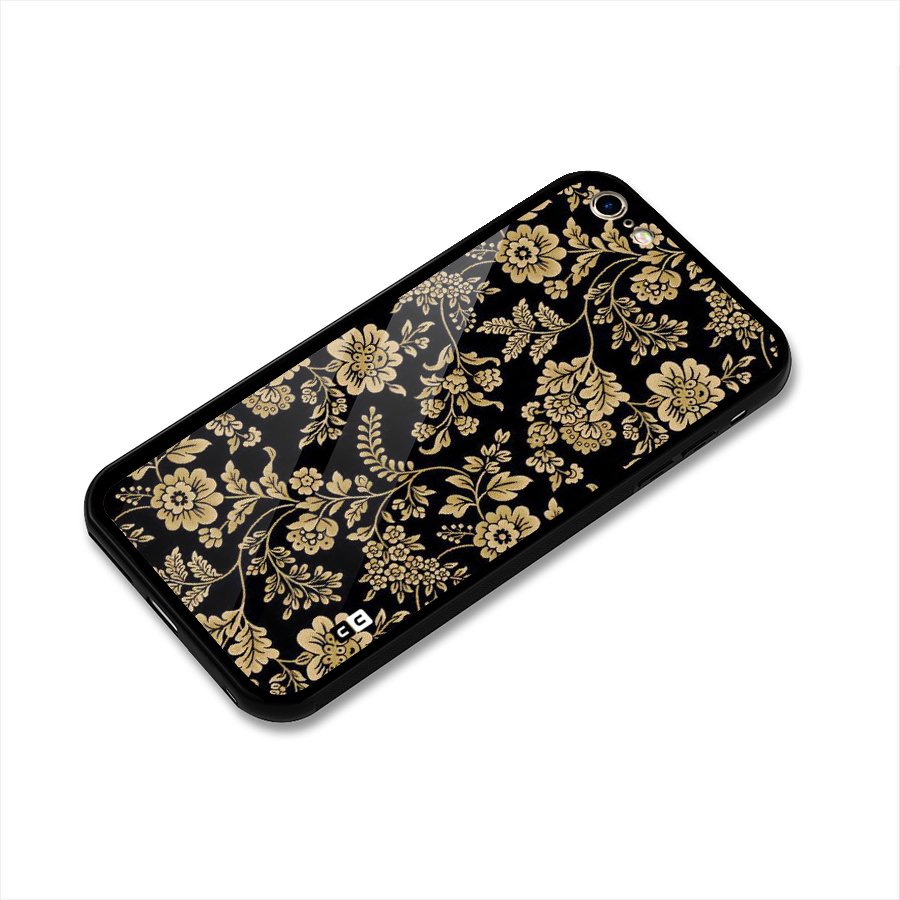 Aesthetic Golden Design Glass Back Case for iPhone 6 Plus 6S Plus
