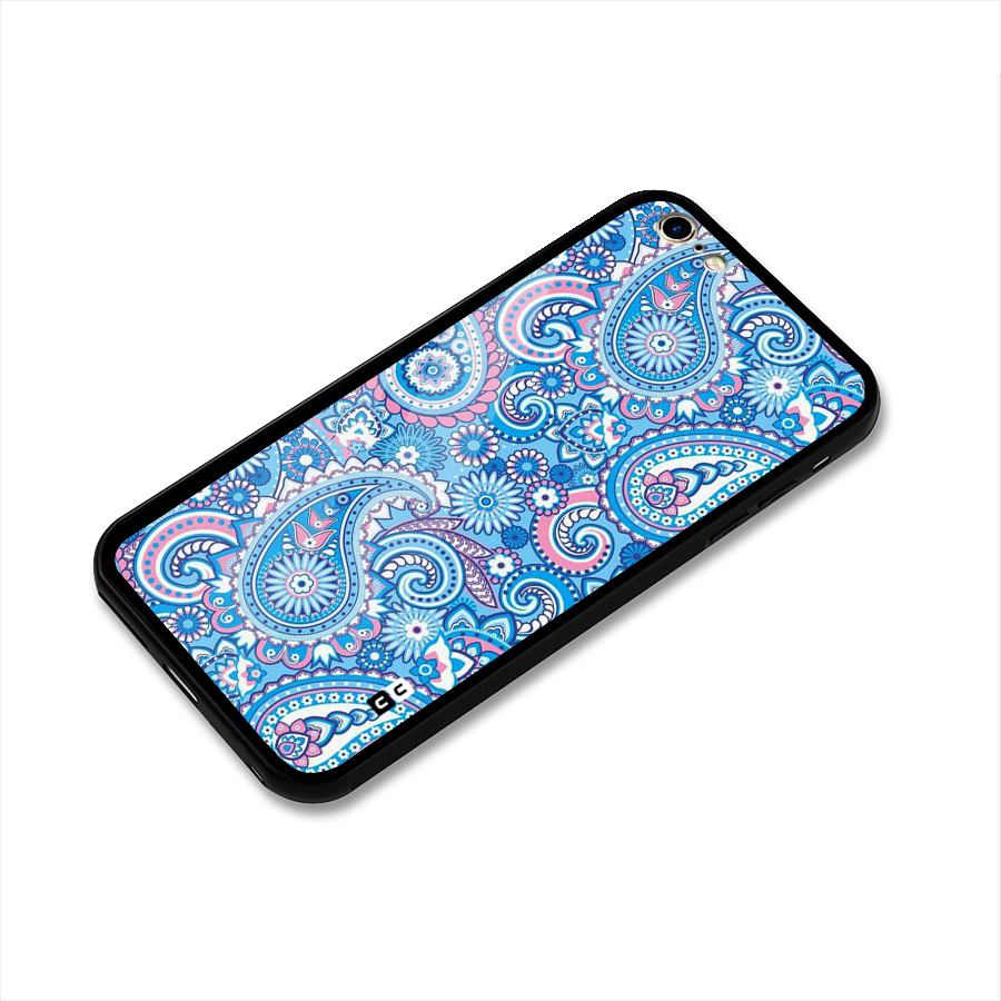 Artistic Blue Art Glass Back Case for iPhone 6 Plus 6S Plus