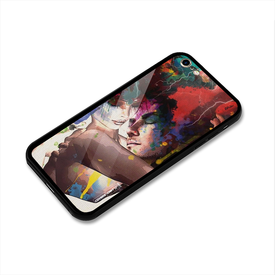 Artsy Romance Glass Back Case for iPhone 6 Plus 6S Plus