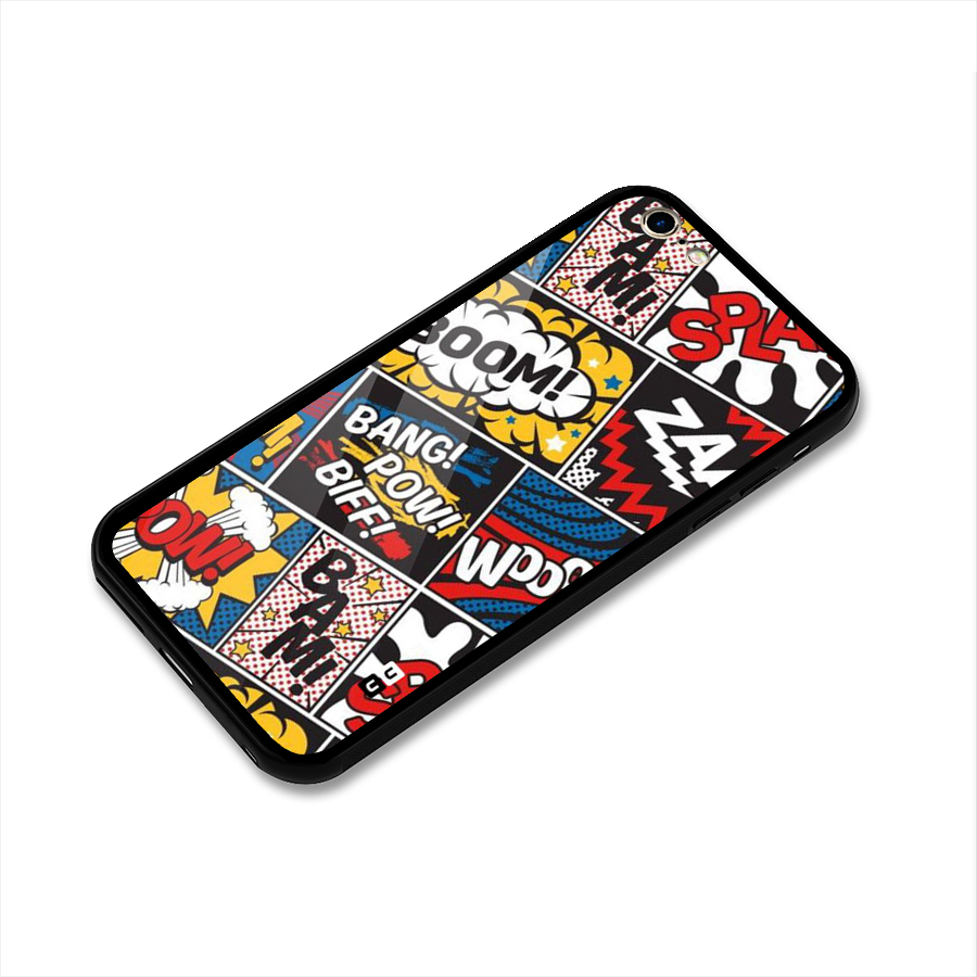 Bam Pattern Glass Back Case for iPhone 6 Plus 6S Plus