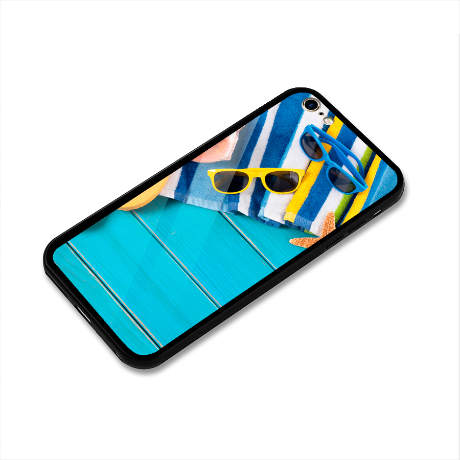 Beach Ready Glass Back Case for iPhone 6 Plus 6S Plus