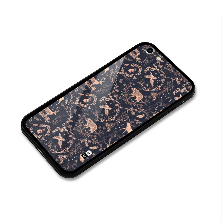 Beautiful Animal Design Glass Back Case for iPhone 6 Plus 6S Plus