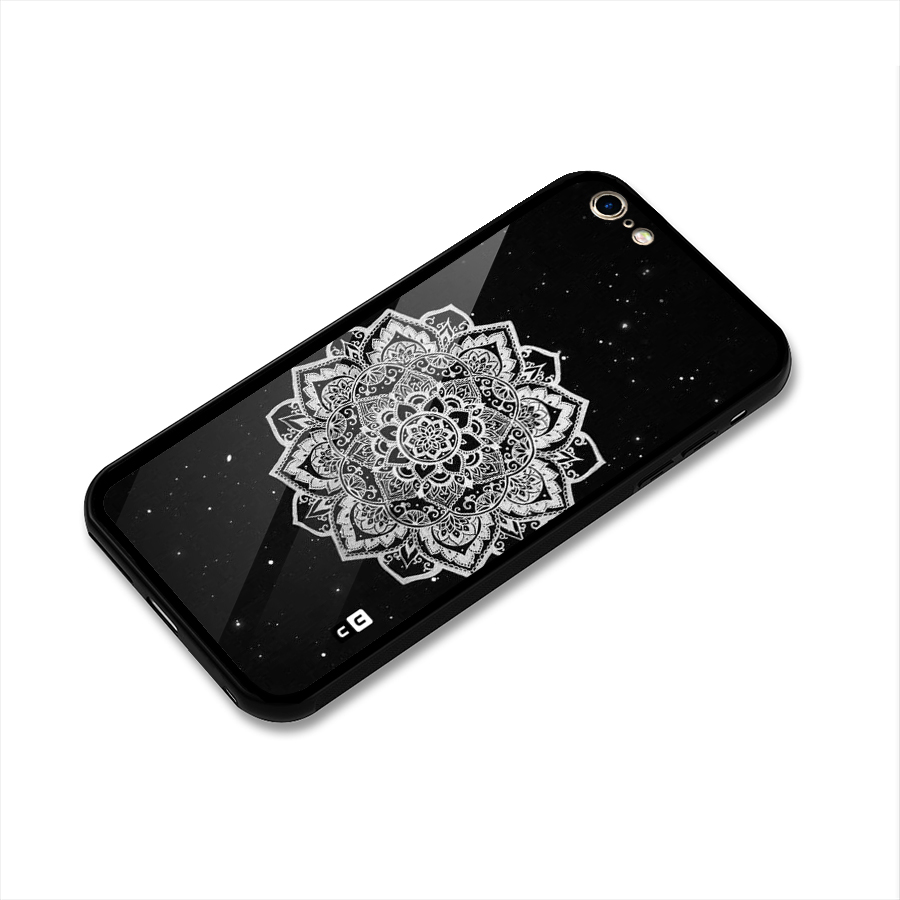 Beautiful Mandala Design Glass Back Case for iPhone 6 Plus 6S Plus