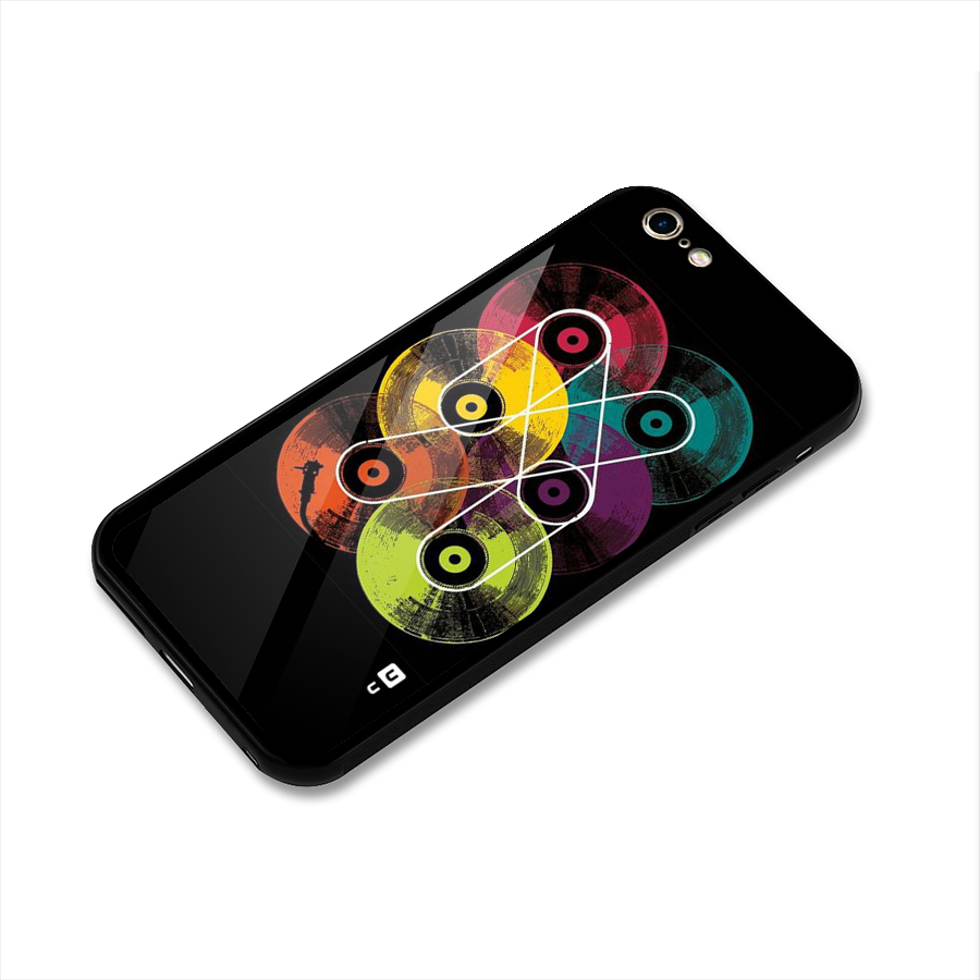 CD Tapes Glass Back Case for iPhone 6 Plus 6S Plus