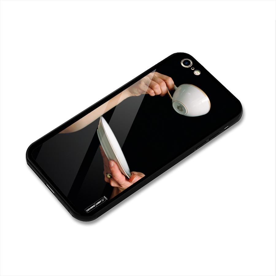 Classic Tea Cup Glass Back Case for iPhone 6 Plus 6S Plus