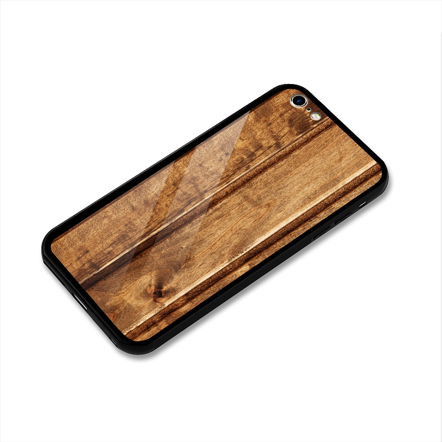 Classic Wood Print Glass Back Case for iPhone 6 Plus 6S Plus