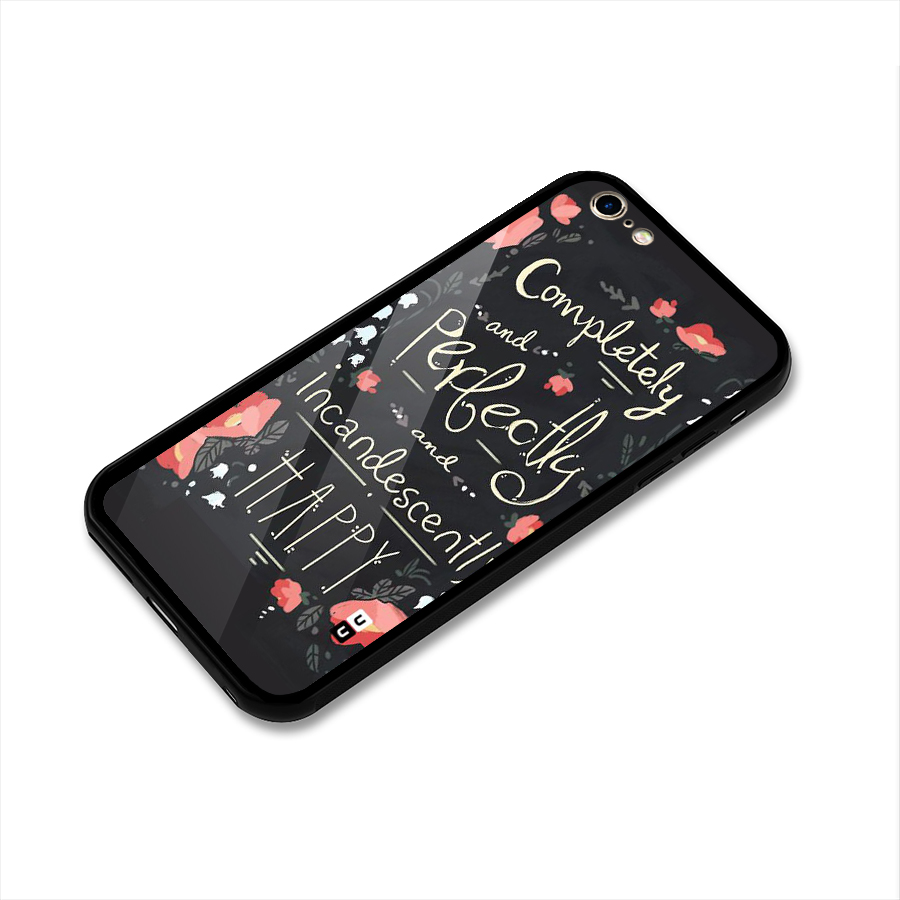 Completely Happy Glass Back Case for iPhone 6 Plus 6S Plus