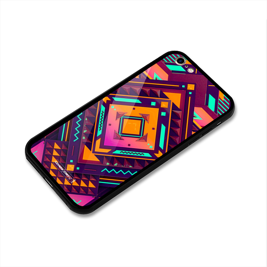 Creative Rhombus Glass Back Case for iPhone 6 Plus 6S Plus