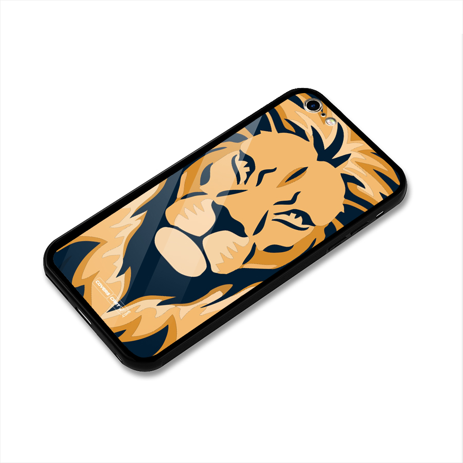 Designer Lion Glass Back Case for iPhone 6 Plus 6S Plus