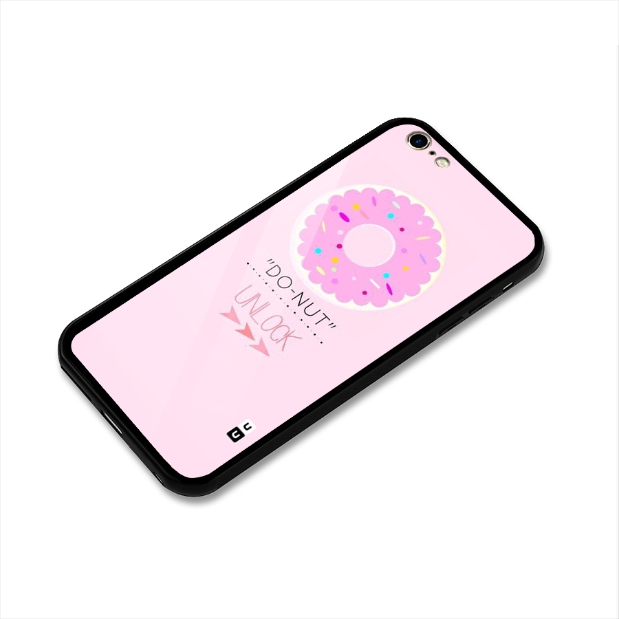 Do-Nut Unlock Glass Back Case for iPhone 6 Plus 6S Plus