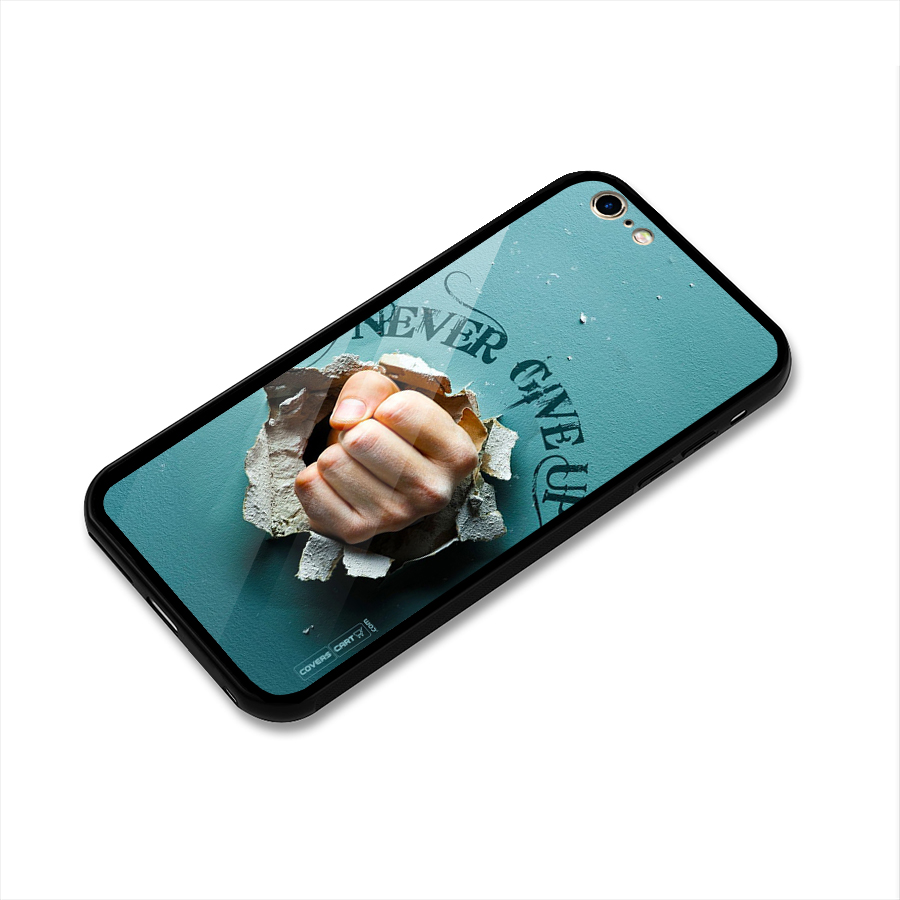 Do Not Give Up Glass Back Case for iPhone 6 Plus 6S Plus