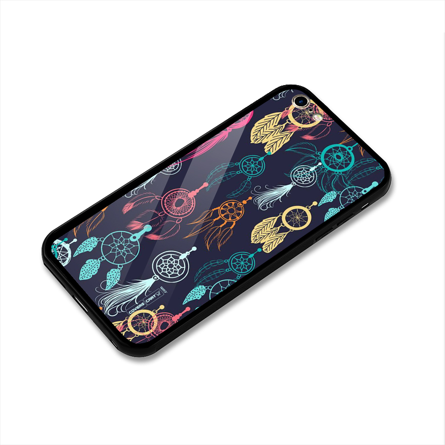 Dream Catcher Pattern Glass Back Case for iPhone 6 Plus 6S Plus