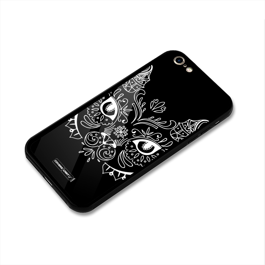 Ethnic Cat Design Glass Back Case for iPhone 6 Plus 6S Plus