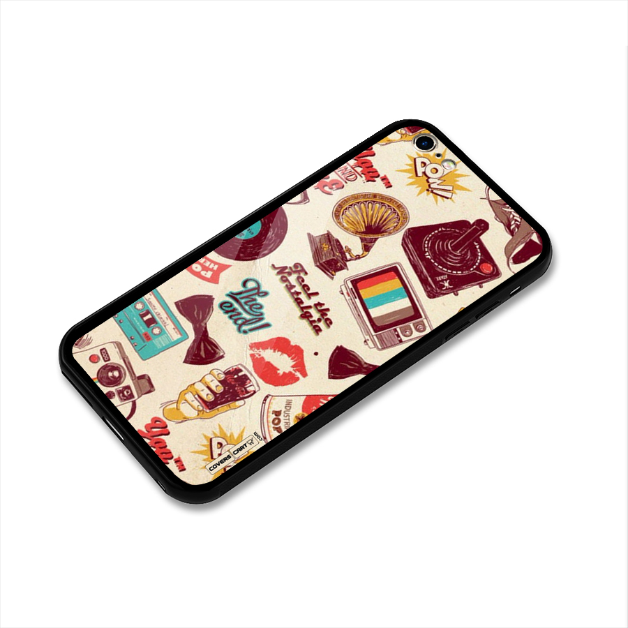 Feel The Nostalgia Glass Back Case for iPhone 6 Plus 6S Plus
