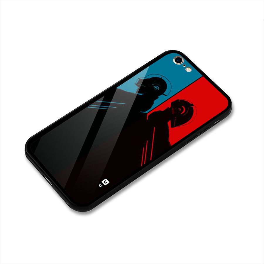 Fight Colours Glass Back Case for iPhone 6 Plus 6S Plus