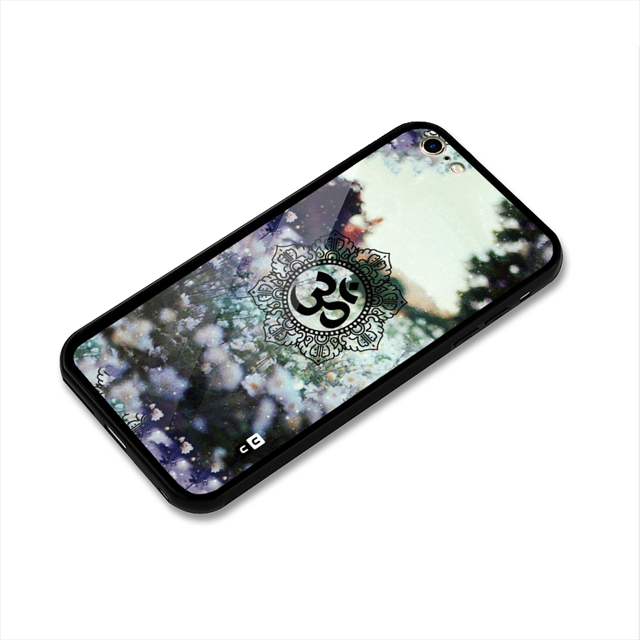 Floral Pray Glass Back Case for iPhone 6 Plus 6S Plus