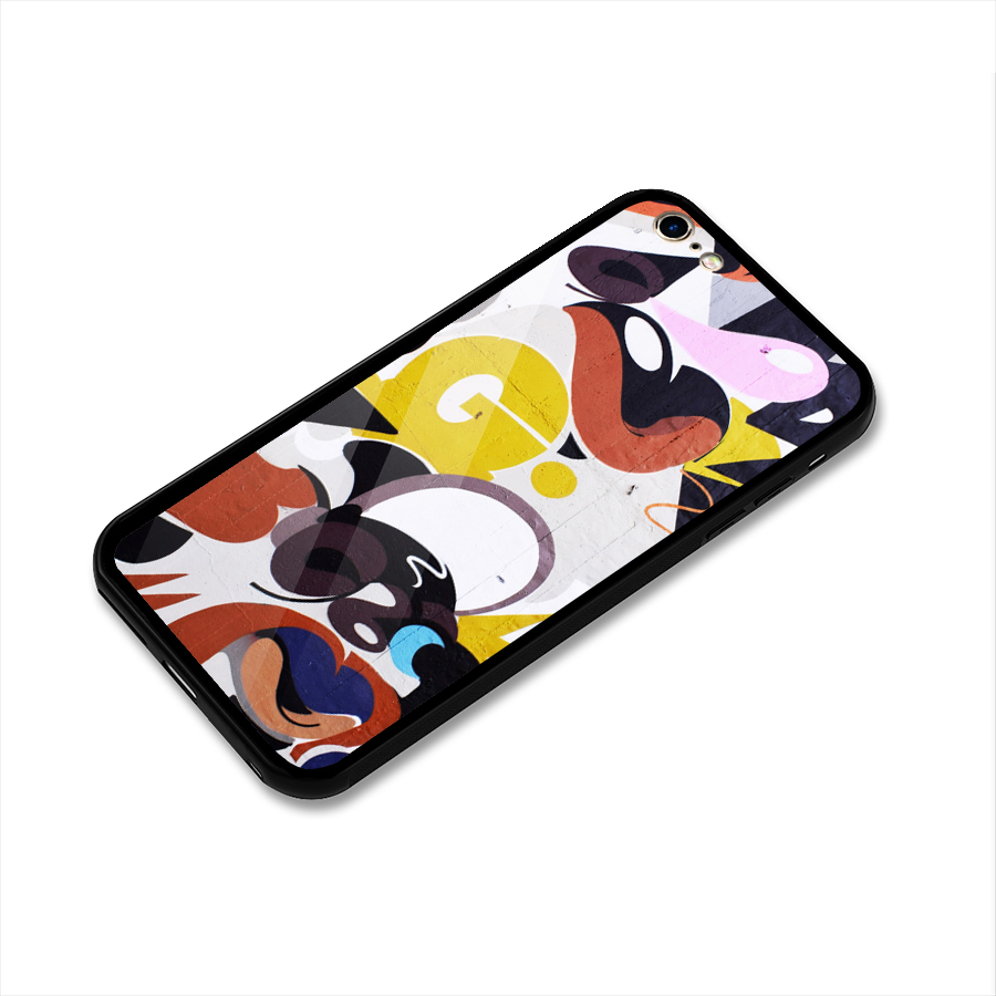 Graffiti Wall Glass Back Case for iPhone 6 Plus 6S Plus