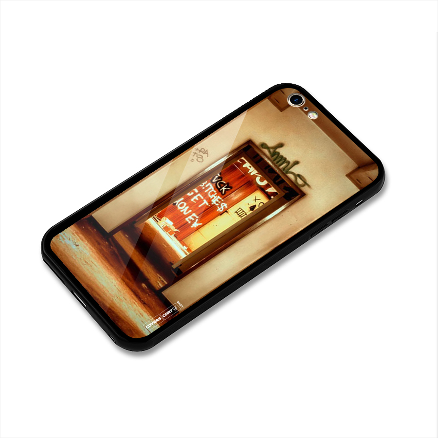 Grafitty Door Glass Back Case for iPhone 6 Plus 6S Plus