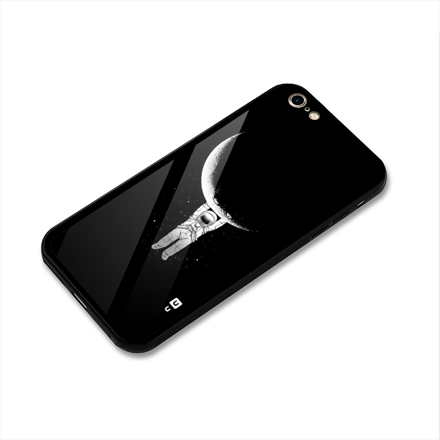 Hanging Astronaut Glass Back Case for iPhone 6 Plus 6S Plus