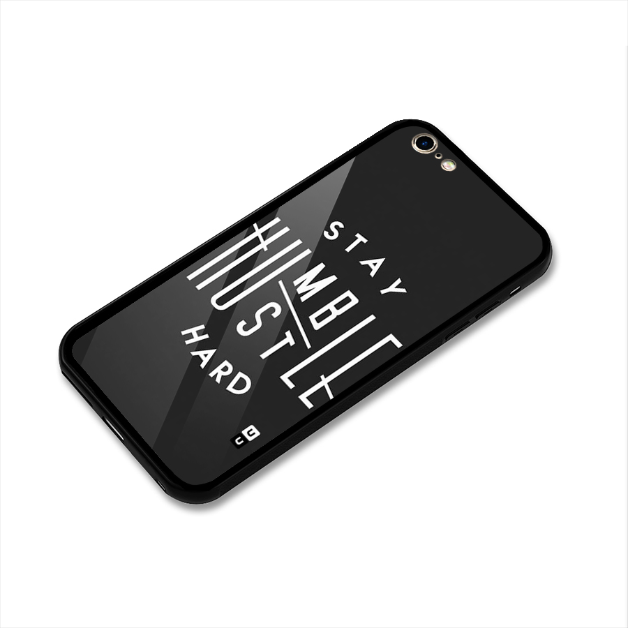Hustle Hard Glass Back Case for iPhone 6 Plus 6S Plus