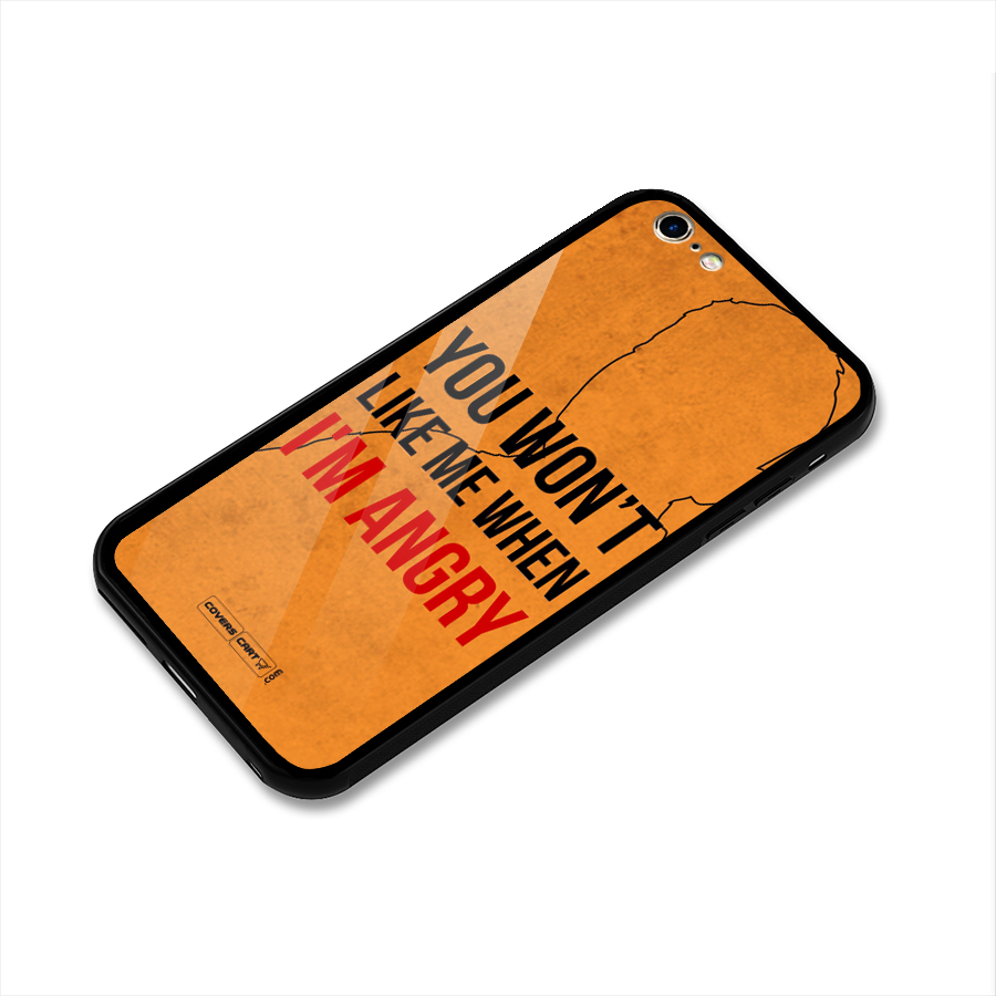 I m Angry Glass Back Case for iPhone 6 Plus 6S Plus