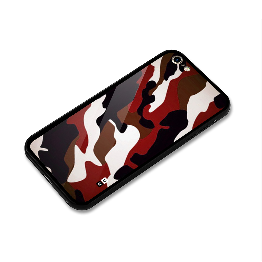 Leapord Pattern Glass Back Case for iPhone 6 Plus 6S Plus