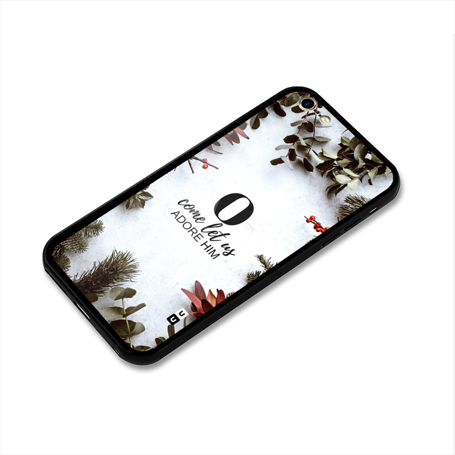 Lets Adore Him Glass Back Case for iPhone 6 Plus 6S Plus