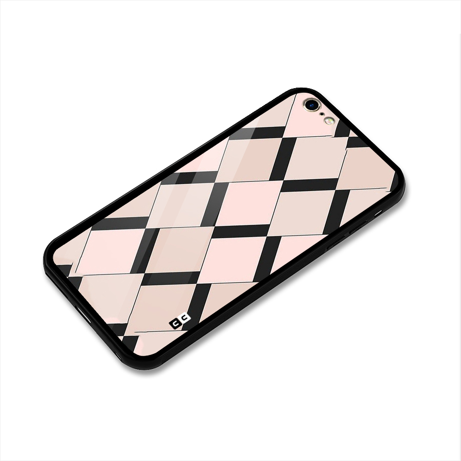 Light Pink Glass Back Case for iPhone 6 Plus 6S Plus
