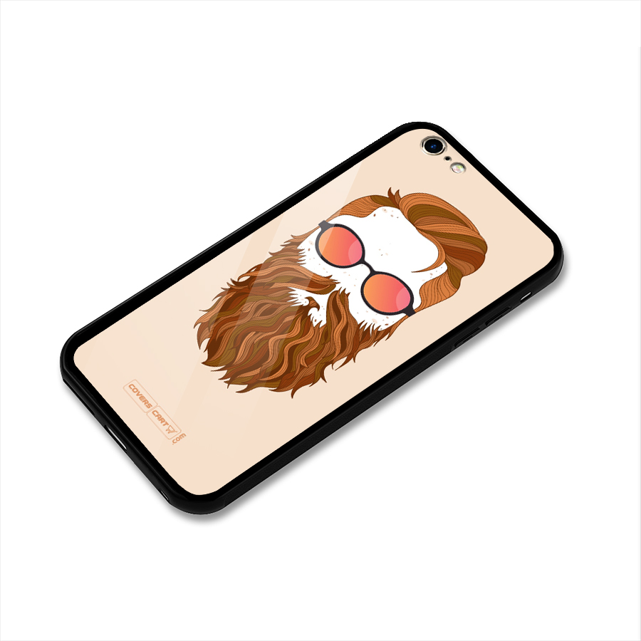 Man in Beard Glass Back Case for iPhone 6 Plus 6S Plus