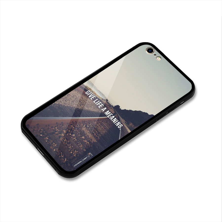 Meaning To Life Glass Back Case for iPhone 6 Plus 6S Plus