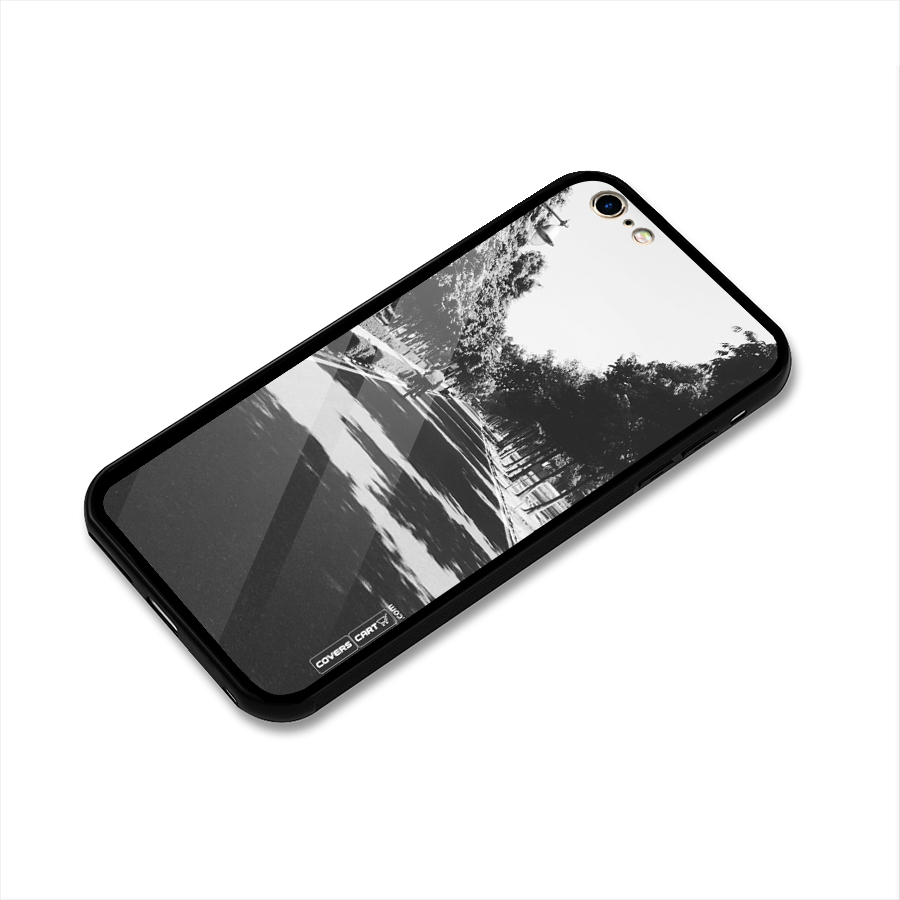 Monochrome Path Glass Back Case for iPhone 6 Plus 6S Plus