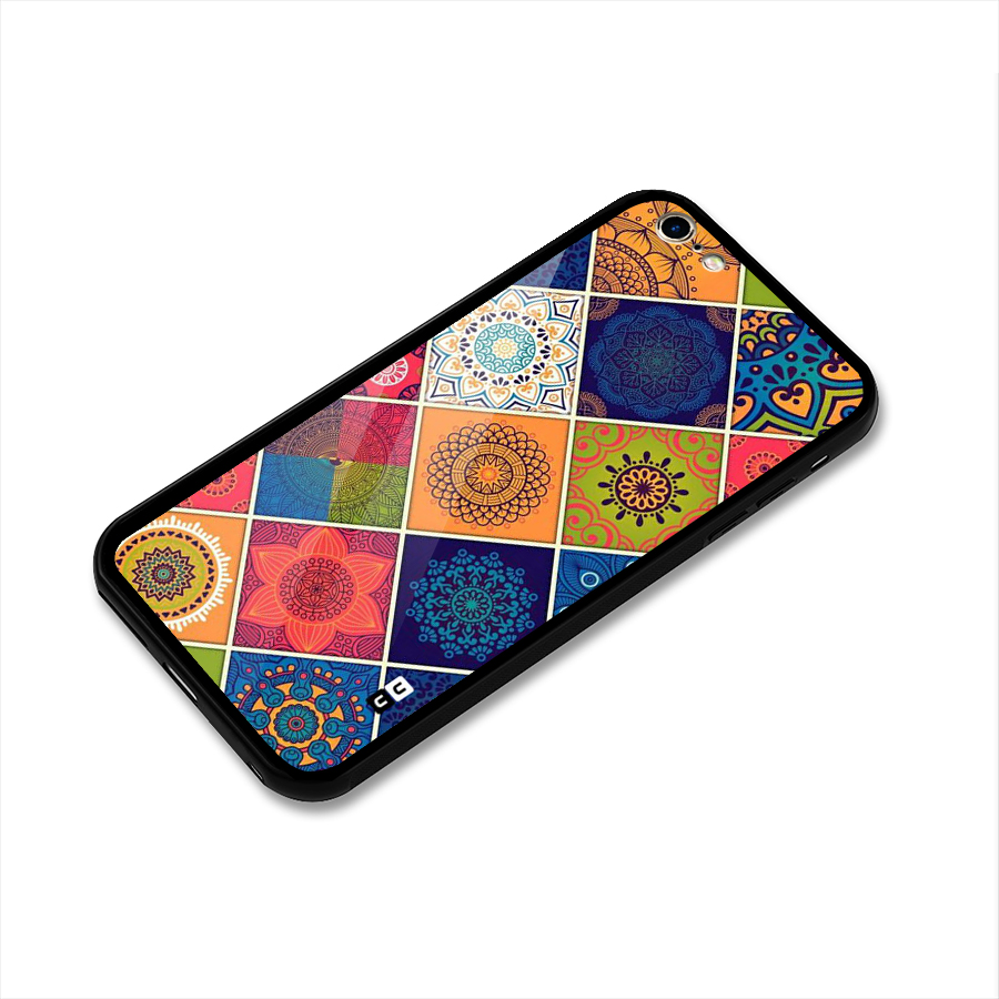 Multi Designs Glass Back Case for iPhone 6 Plus 6S Plus