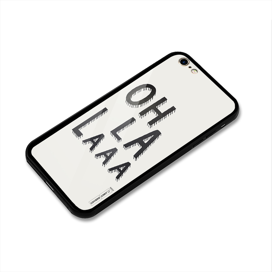 Oh La La Glass Back Case for iPhone 6 Plus 6S Plus