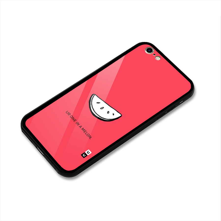 One In Melon Glass Back Case for iPhone 6 Plus 6S Plus