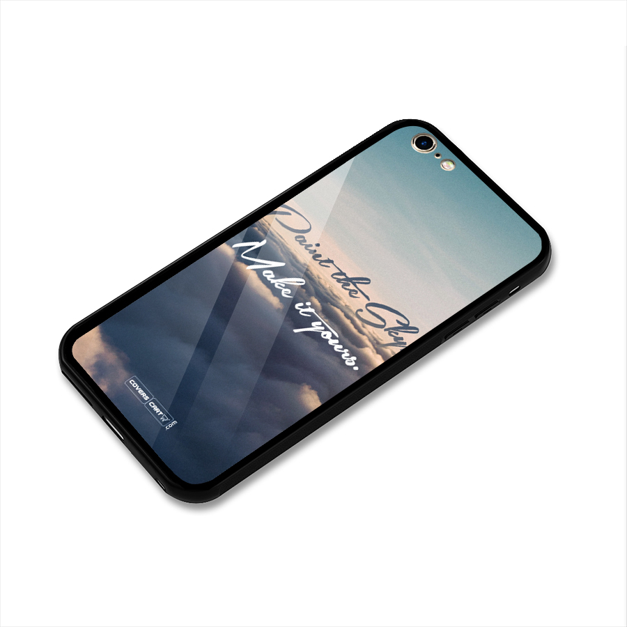 Paint the Sky Glass Back Case for iPhone 6 Plus 6S Plus