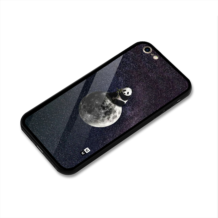 Panda Space Glass Back Case for iPhone 6 Plus 6S Plus