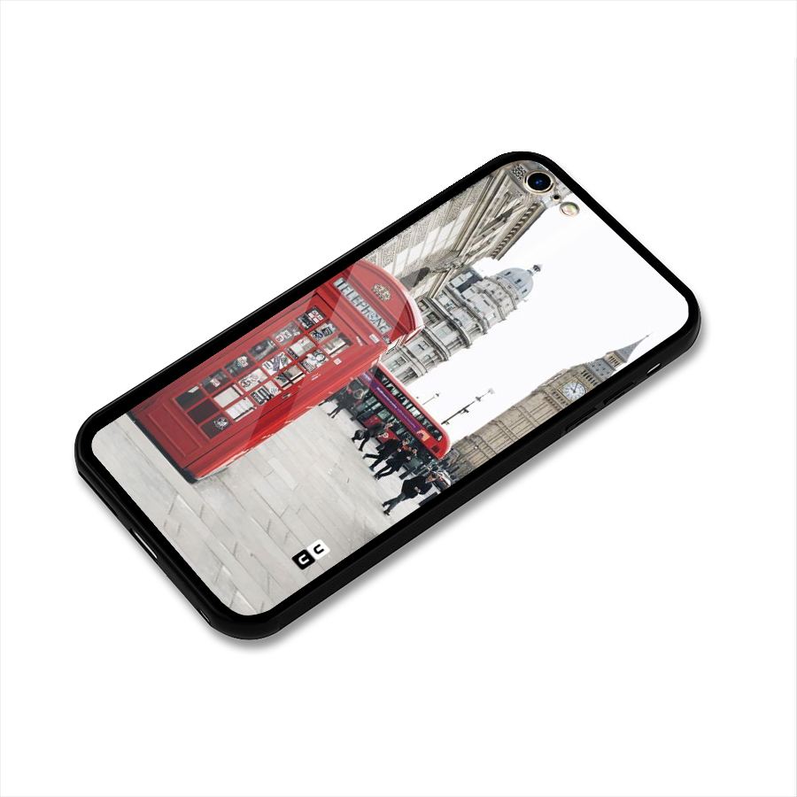 Red City Glass Back Case for iPhone 6 Plus 6S Plus