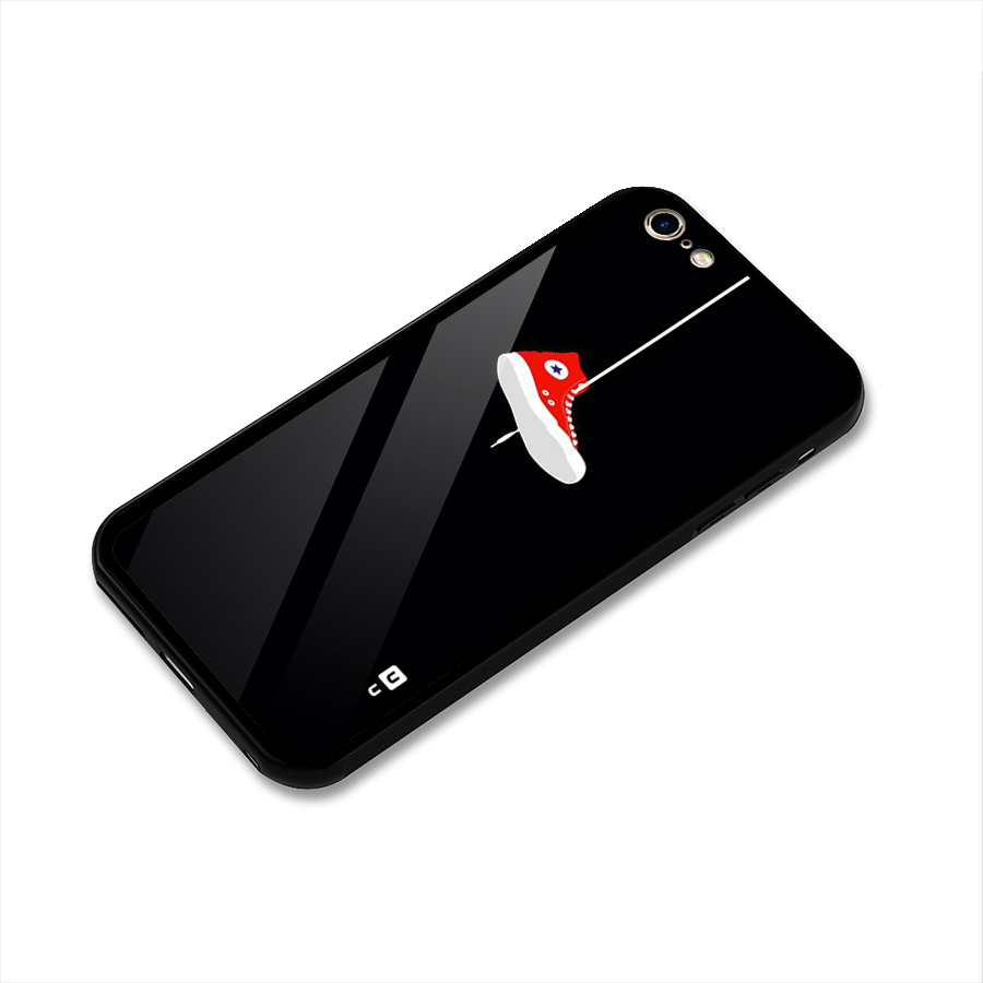 Red Shoe Hanging Glass Back Case for iPhone 6 Plus 6S Plus