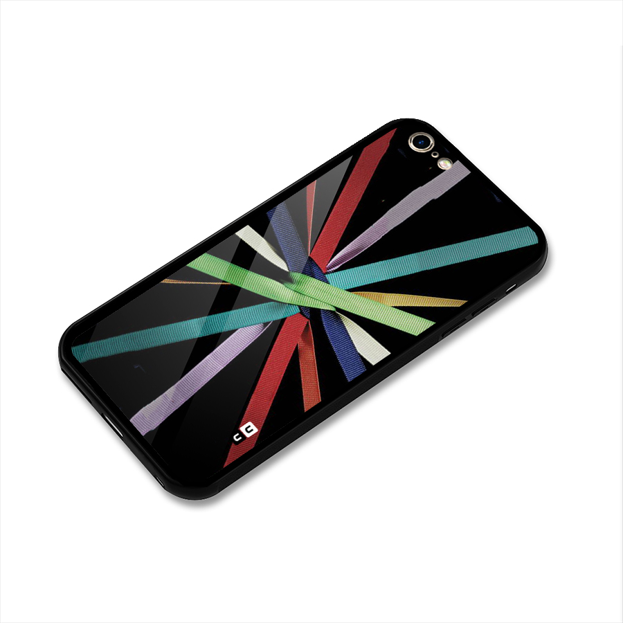 Ribbon Design Glass Back Case for iPhone 6 Plus 6S Plus
