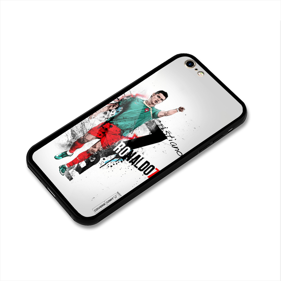 Ronaldo In Portugal Jersey Glass Back Case for iPhone 6 Plus 6S Plus