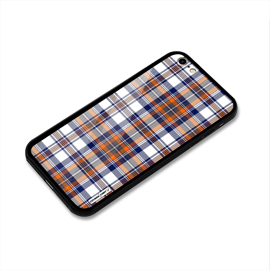 Shades Of Check Glass Back Case for iPhone 6 Plus 6S Plus