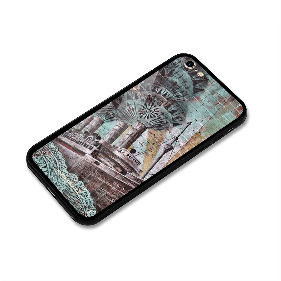 Ship Art Glass Back Case for iPhone 6 Plus 6S Plus