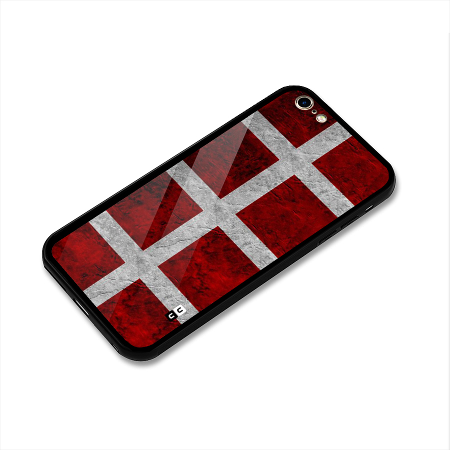 Silver Lines Glass Back Case for iPhone 6 Plus 6S Plus