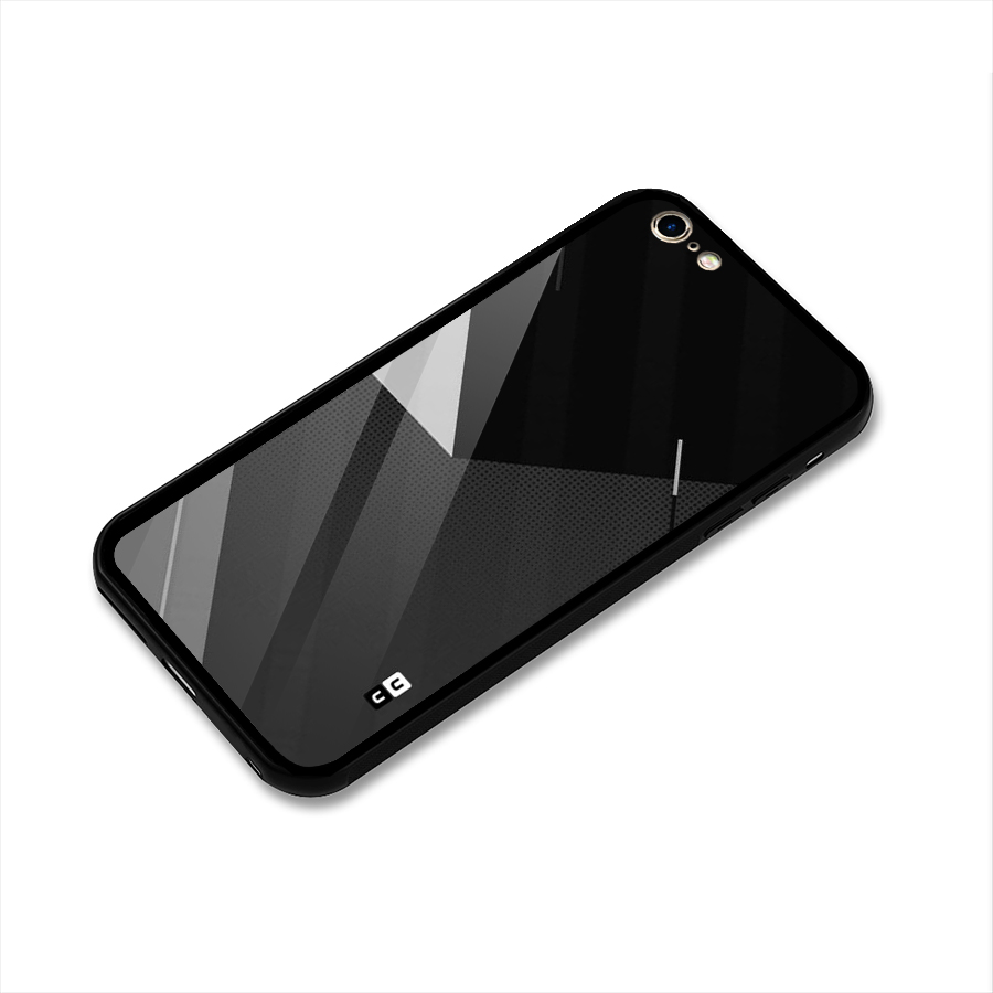 Slant Grey Glass Back Case for iPhone 6 Plus 6S Plus