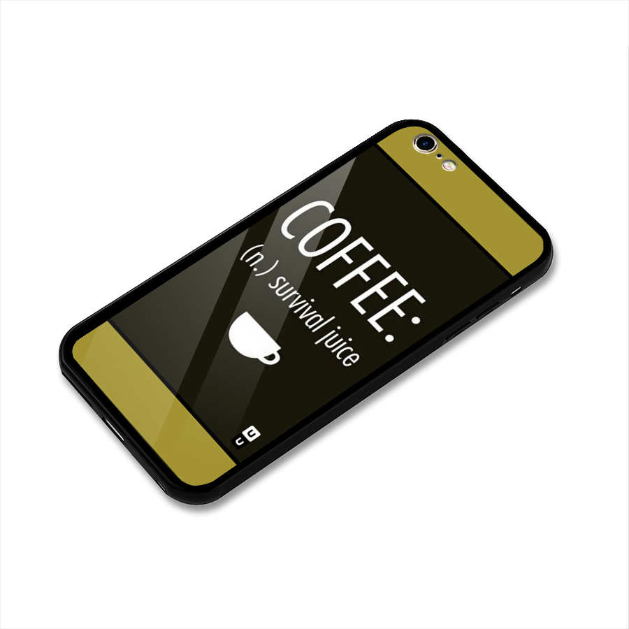 Survival Juice Glass Back Case for iPhone 6 Plus 6S Plus