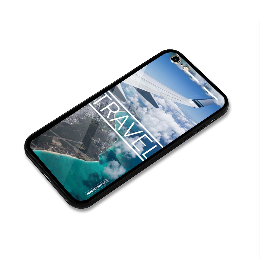 Travel Glass Back Case for iPhone 6 Plus 6S Plus